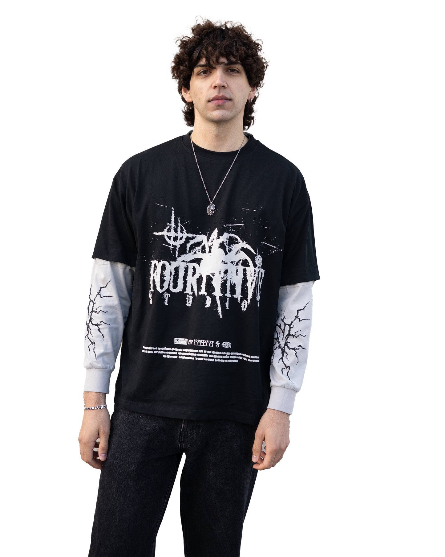 45 Longsleeve Black